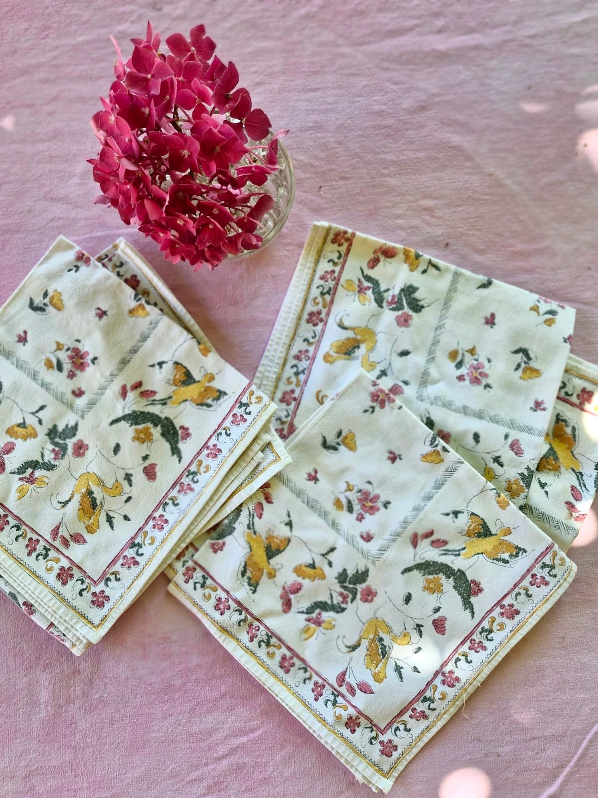 Serviettes de table en coton