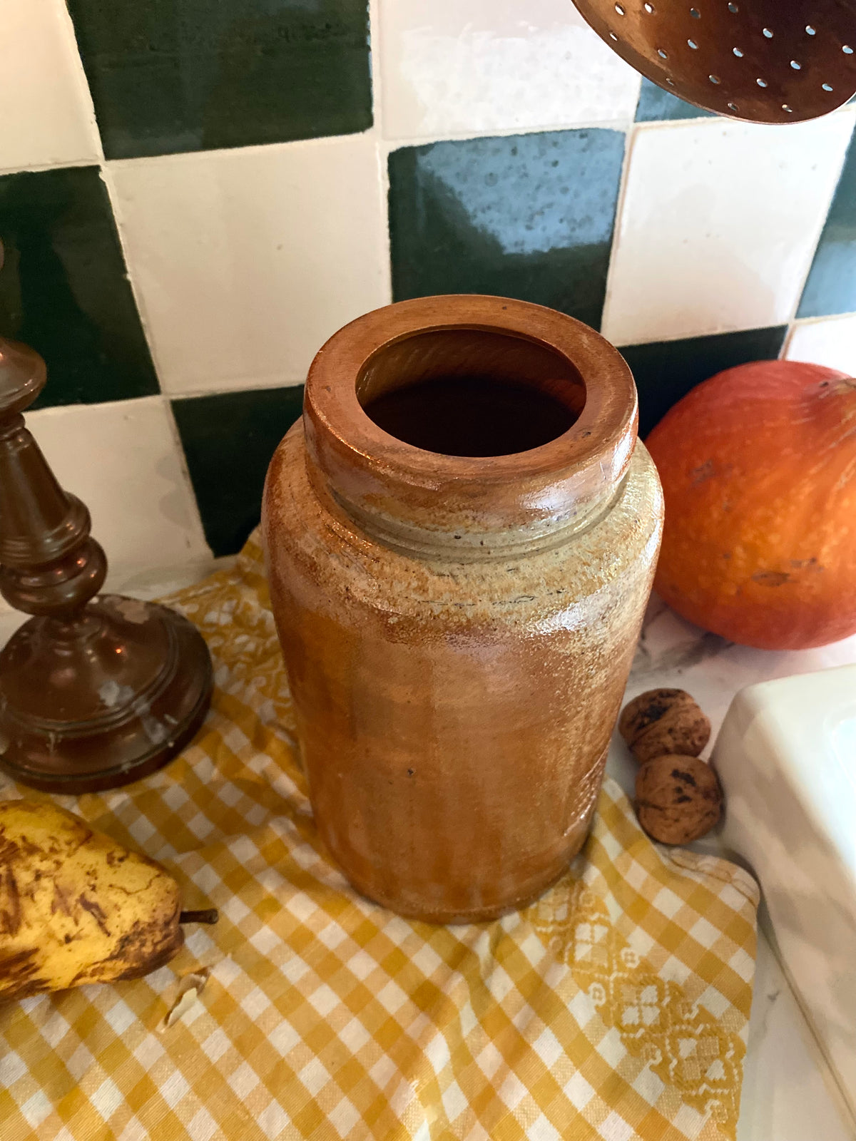 Pot à conserve en grès salé Krumeich's ,1900-1930