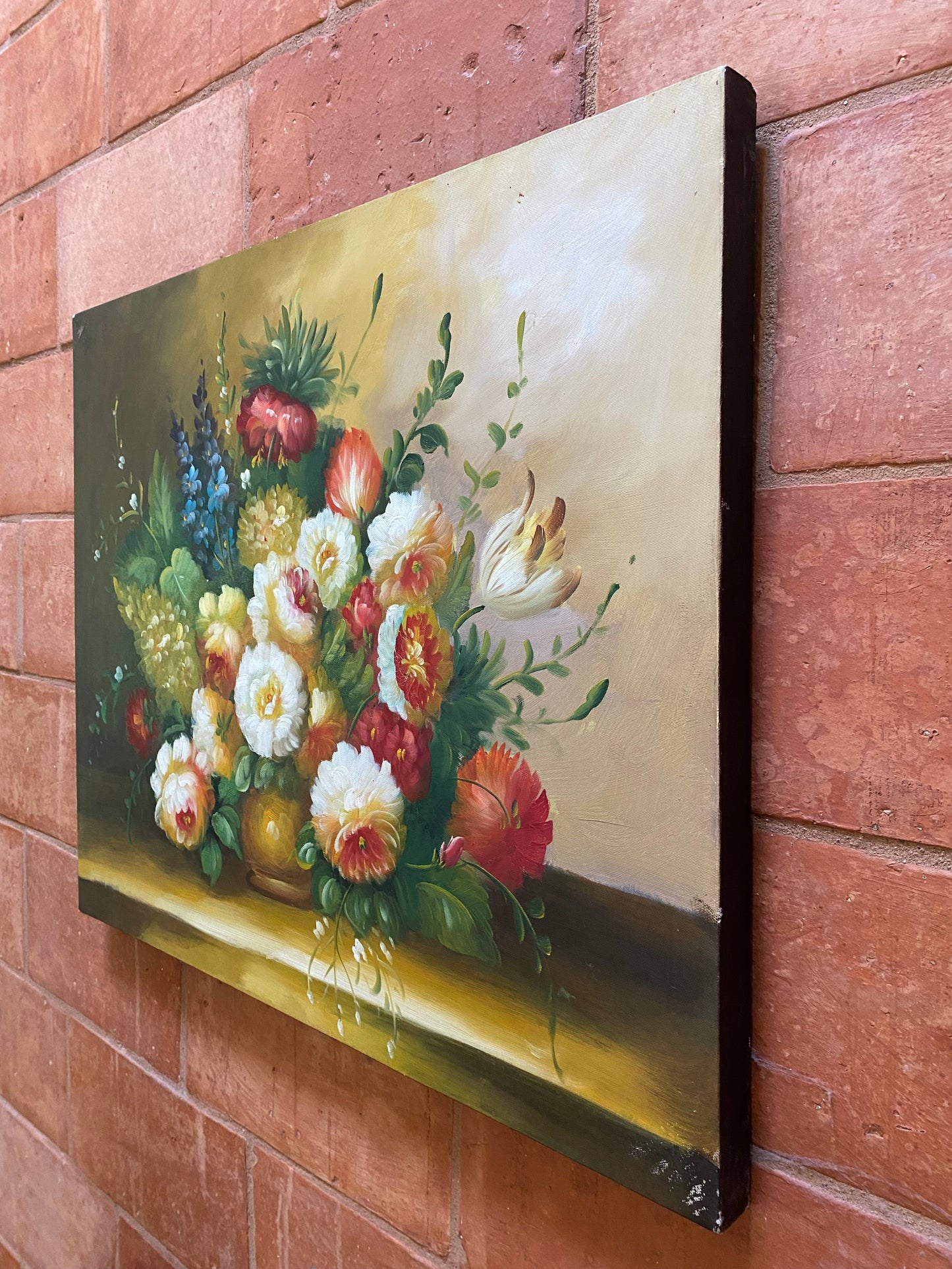 Huile sur toile ancienne