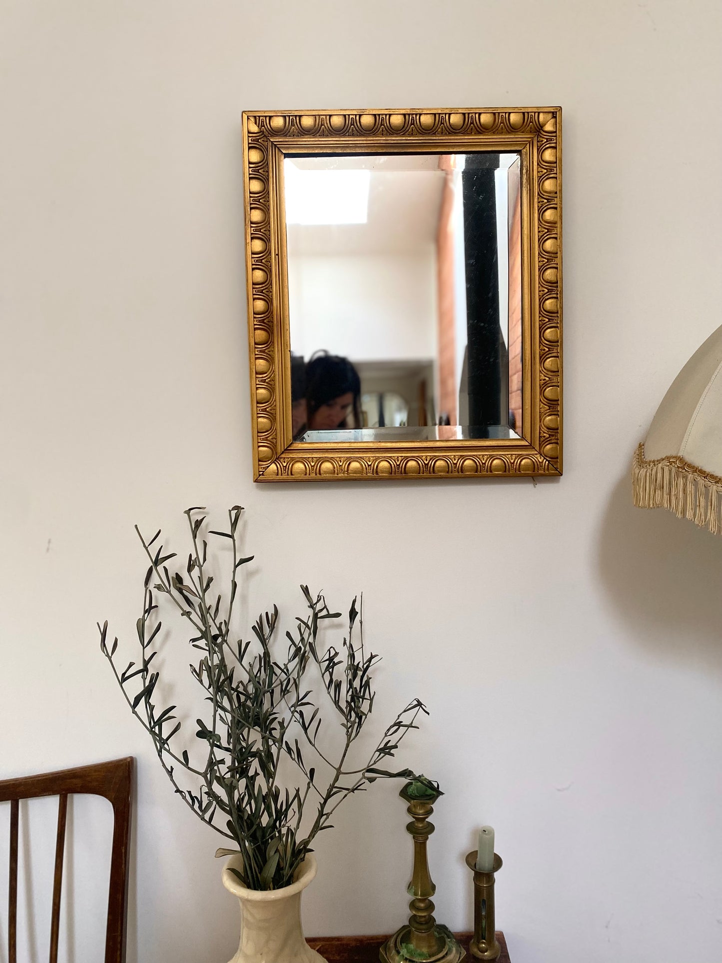 Miroir ancien rectangulaire