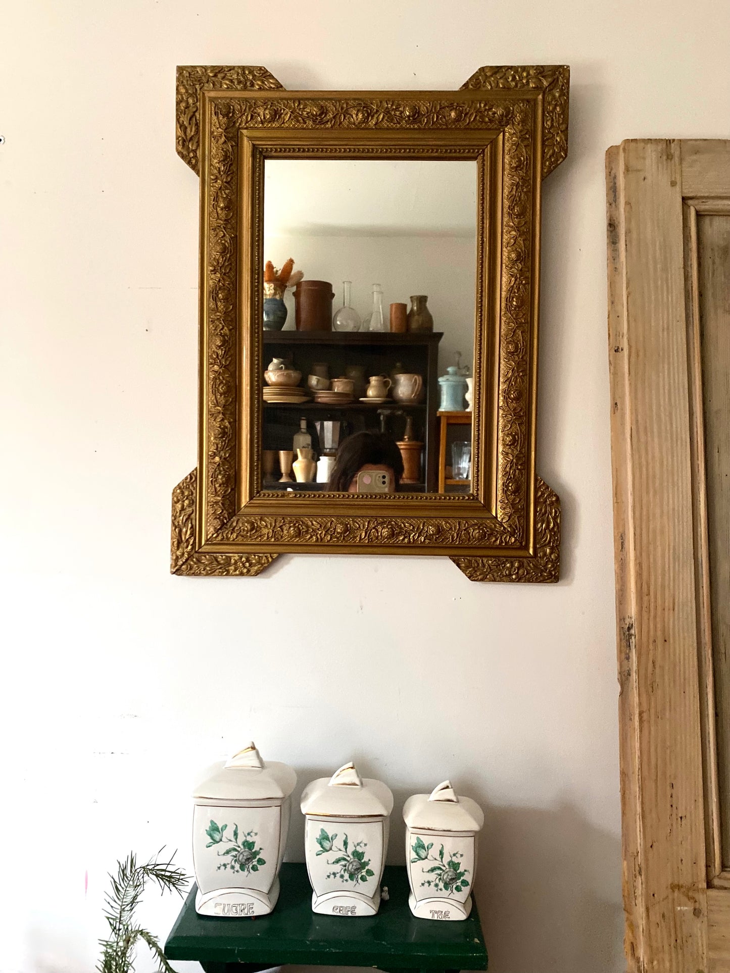 Miroir de style Louis XVI-Napoléon lll 1860-1870