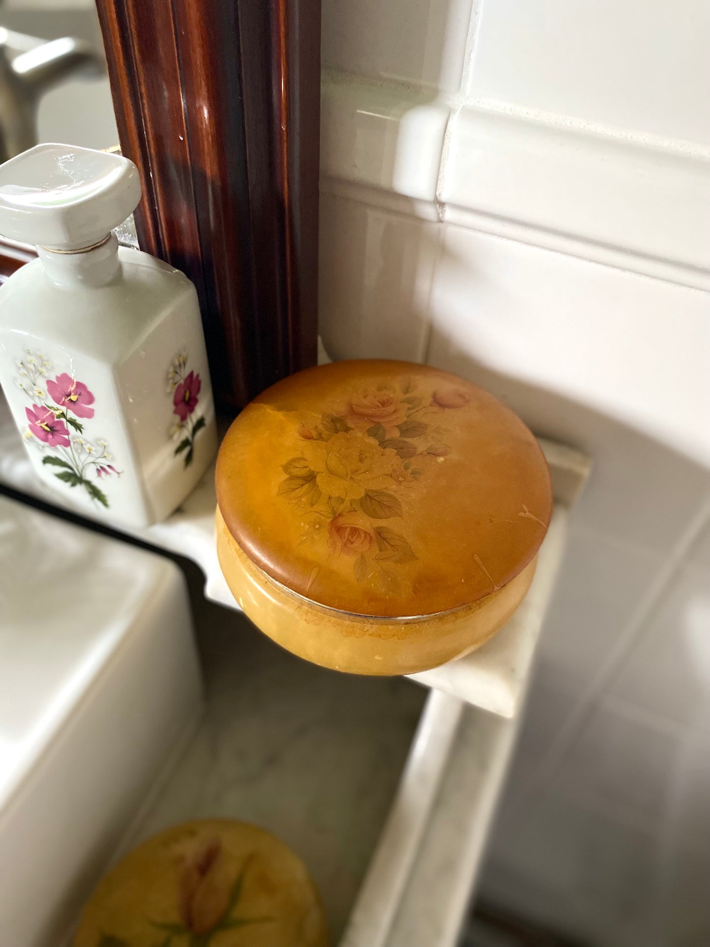 Boîte à bijoux en albâtre