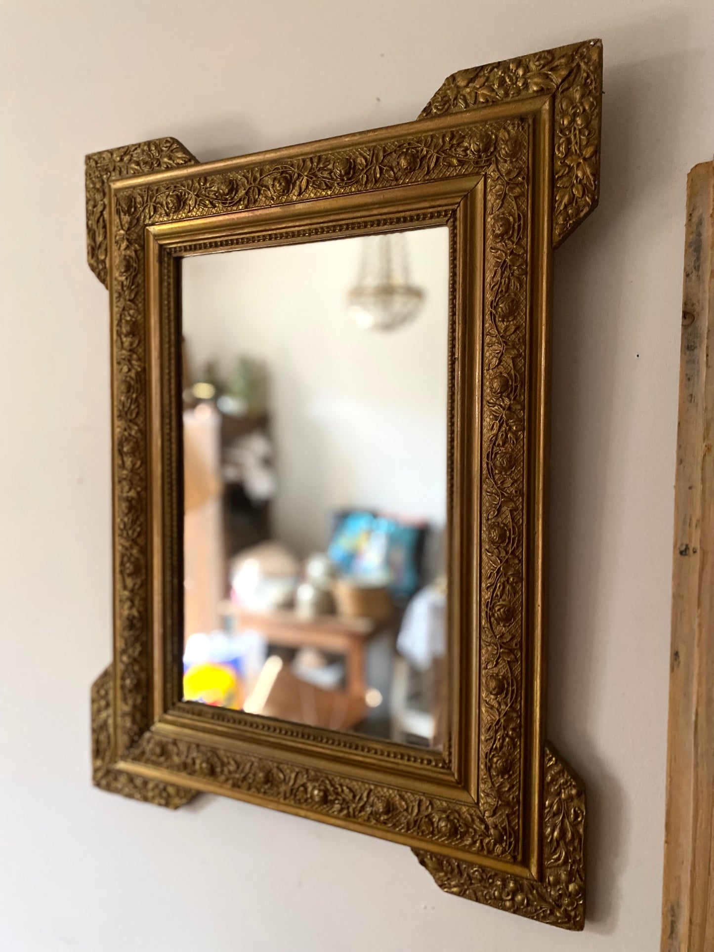 Miroir de style Louis XVI-Napoléon lll 1860-1870