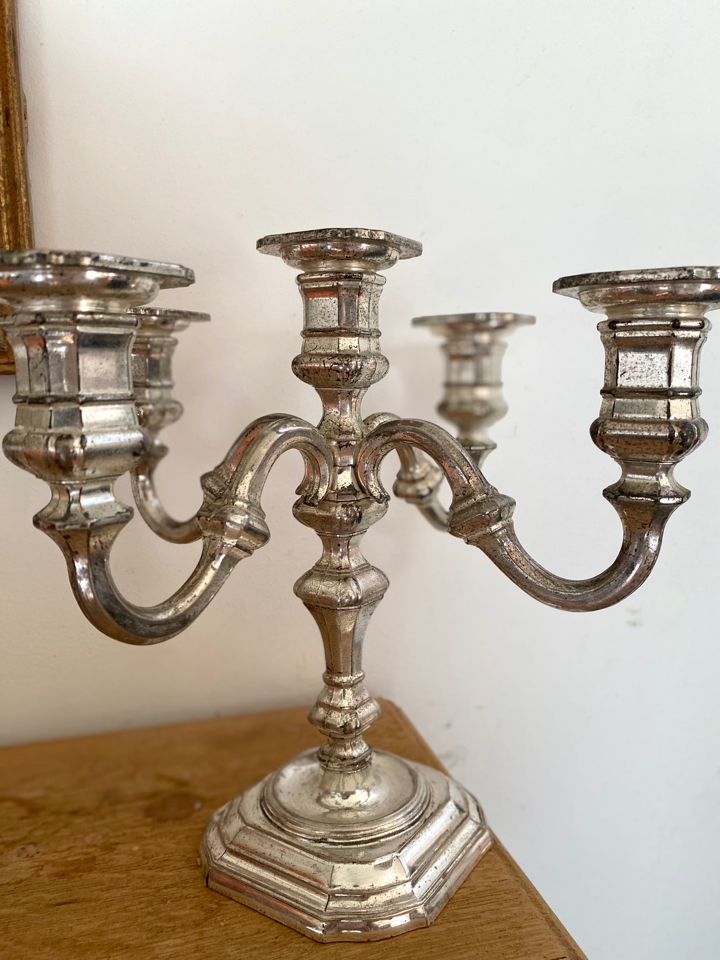 Candélabre ancien à cinq branches