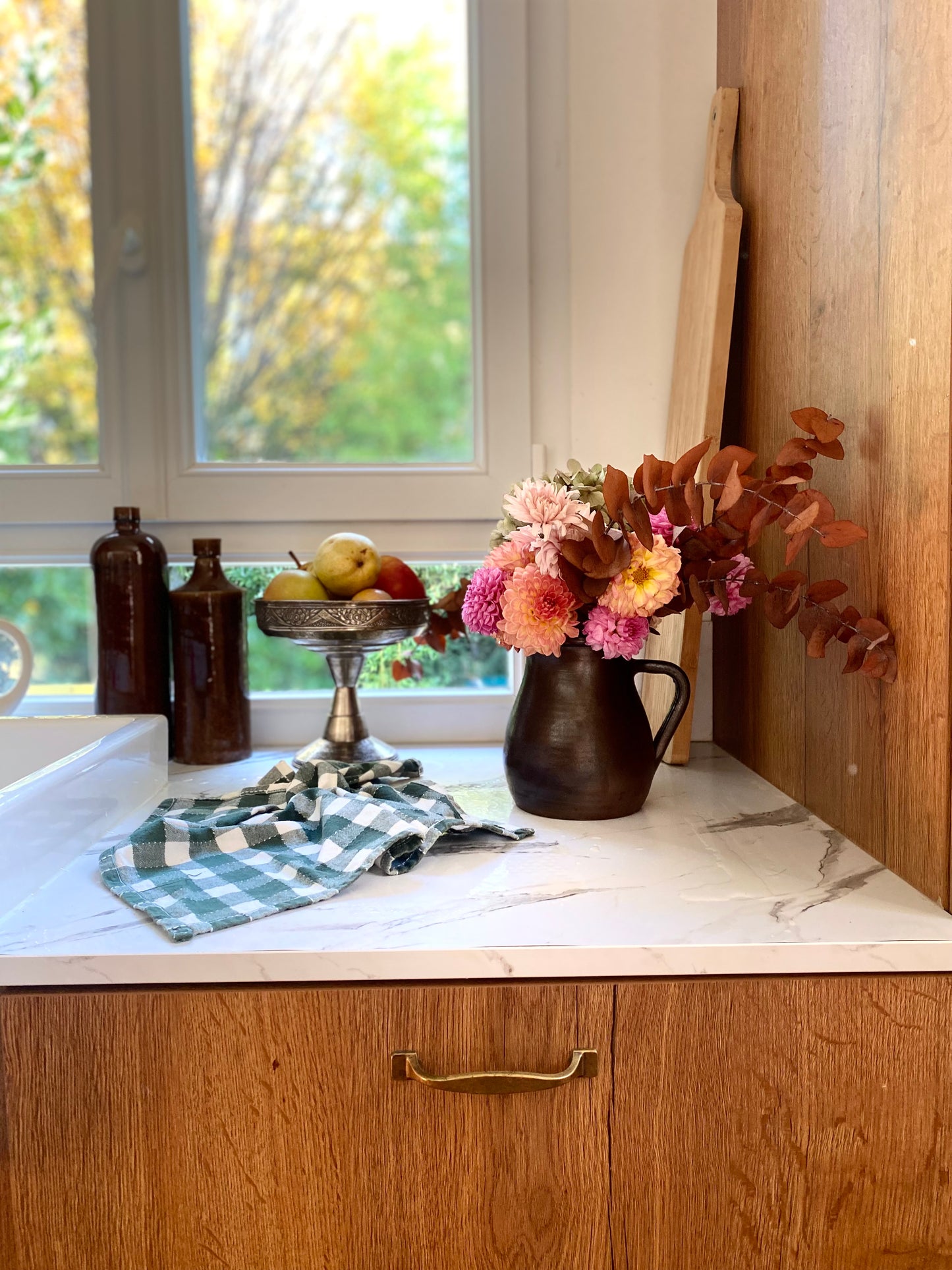 Pichet en céramique chocolat