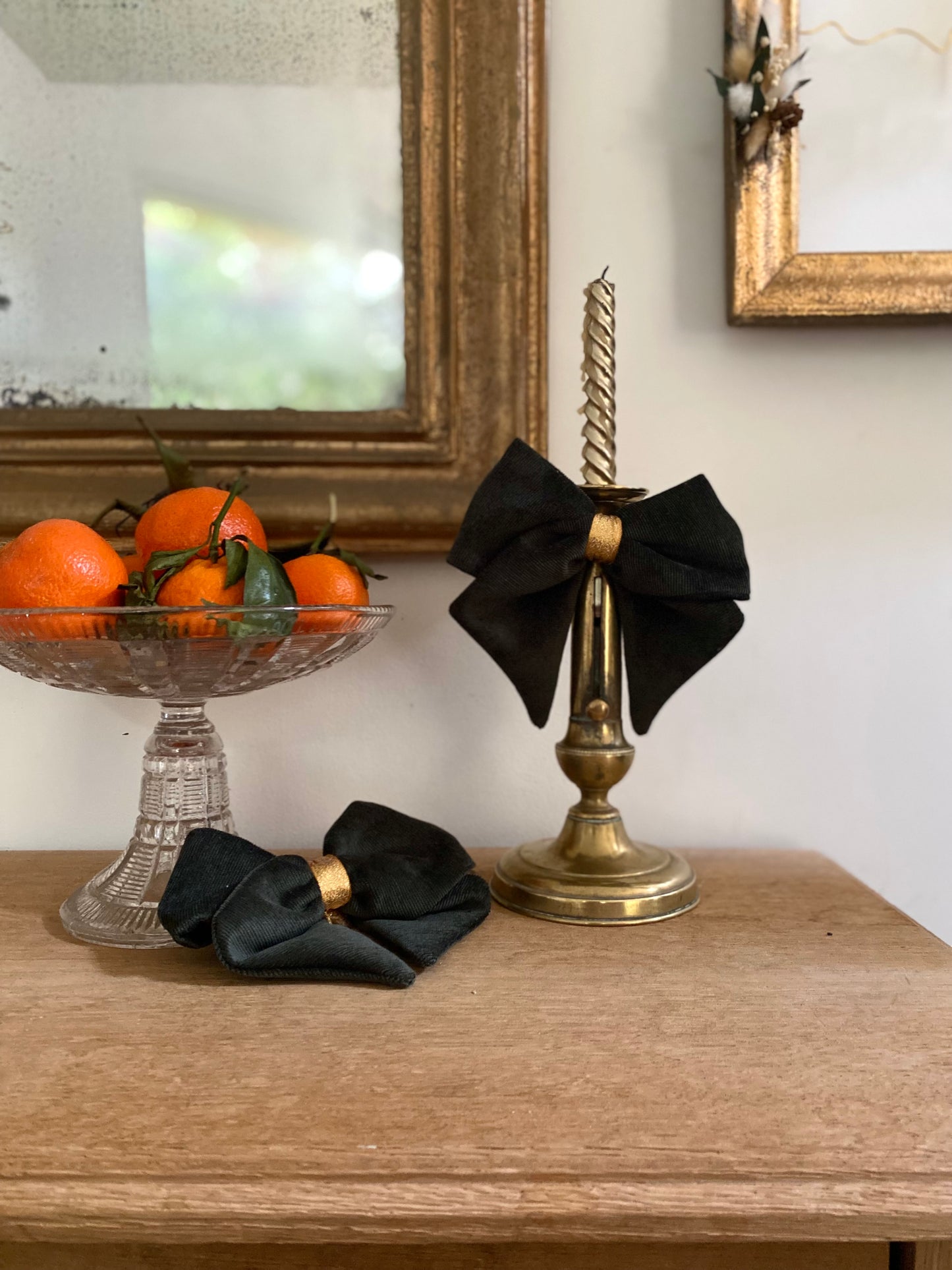 Bougeoir en laiton ancien