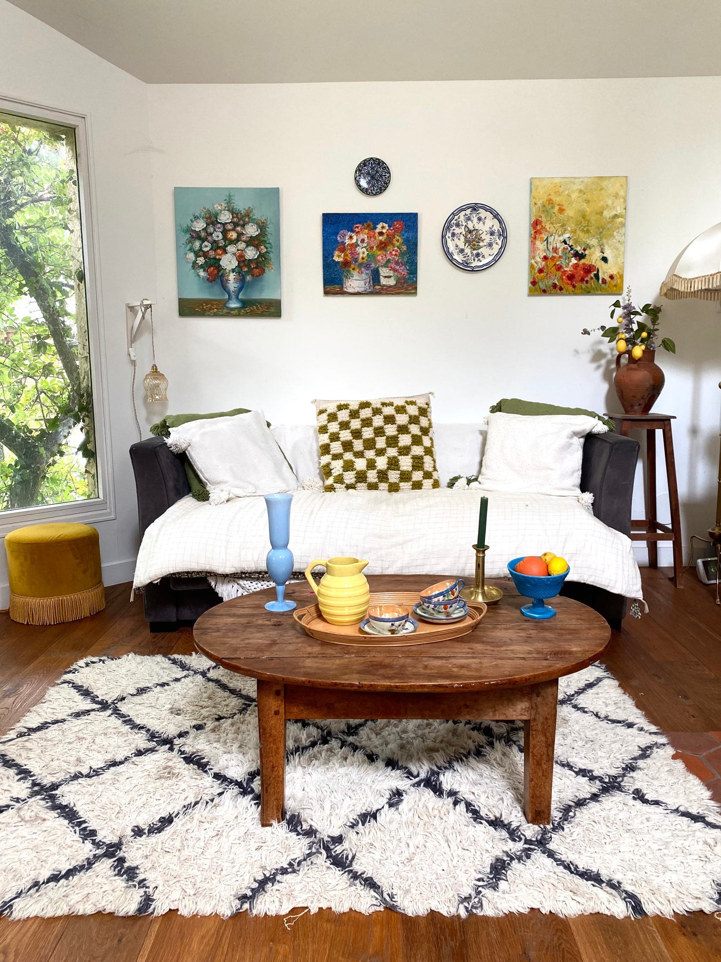 Huile sur toile vintage