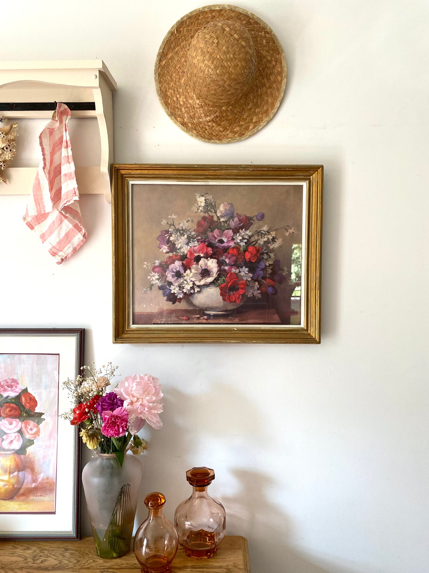 Huile sur toile ancienne encadrée