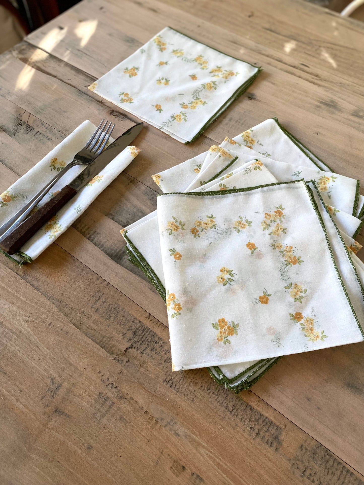 Serviettes de table en coton