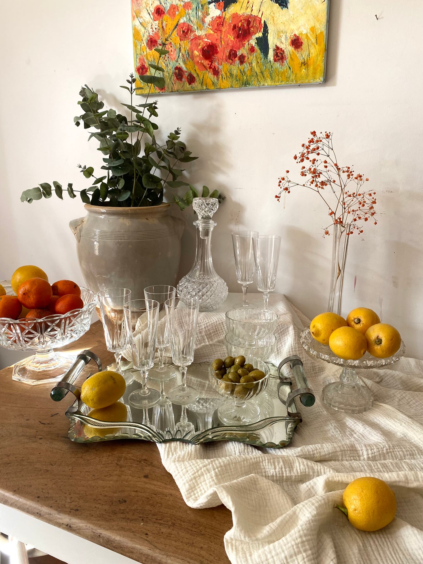 Carafe à liqueur en cristal - 1930