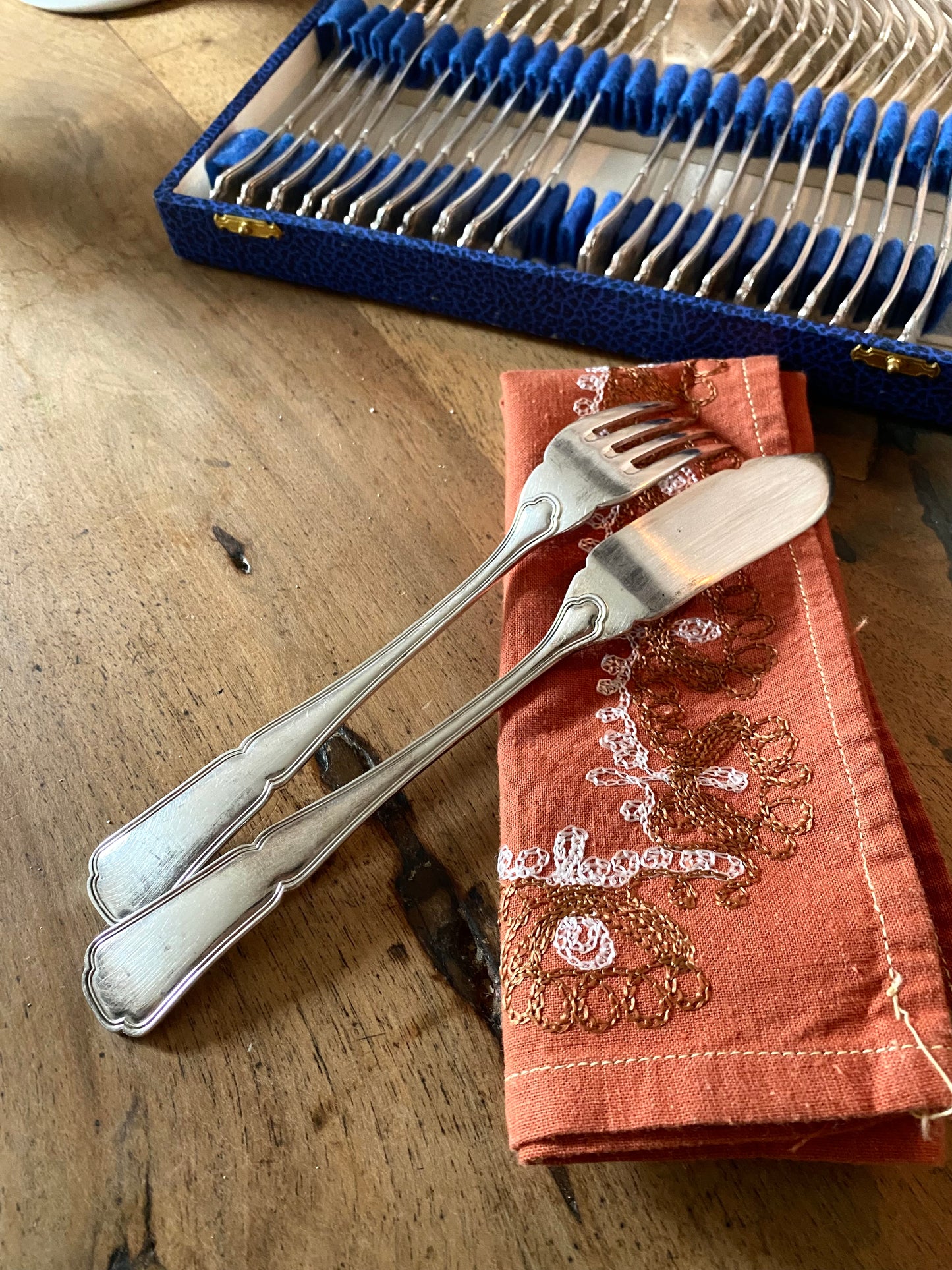 Couverts à poisson anciens