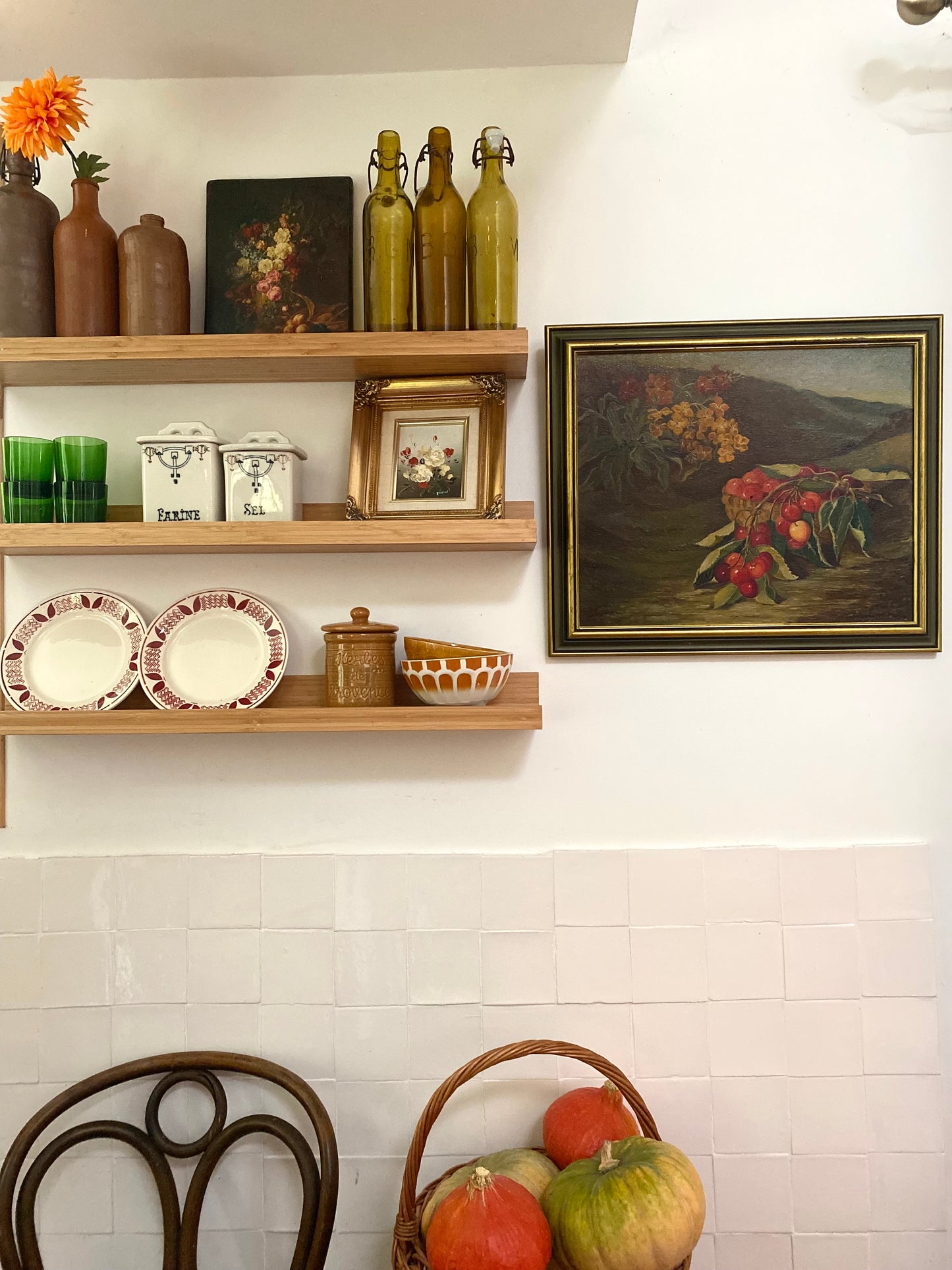 Nature morte à l’huile ancienne