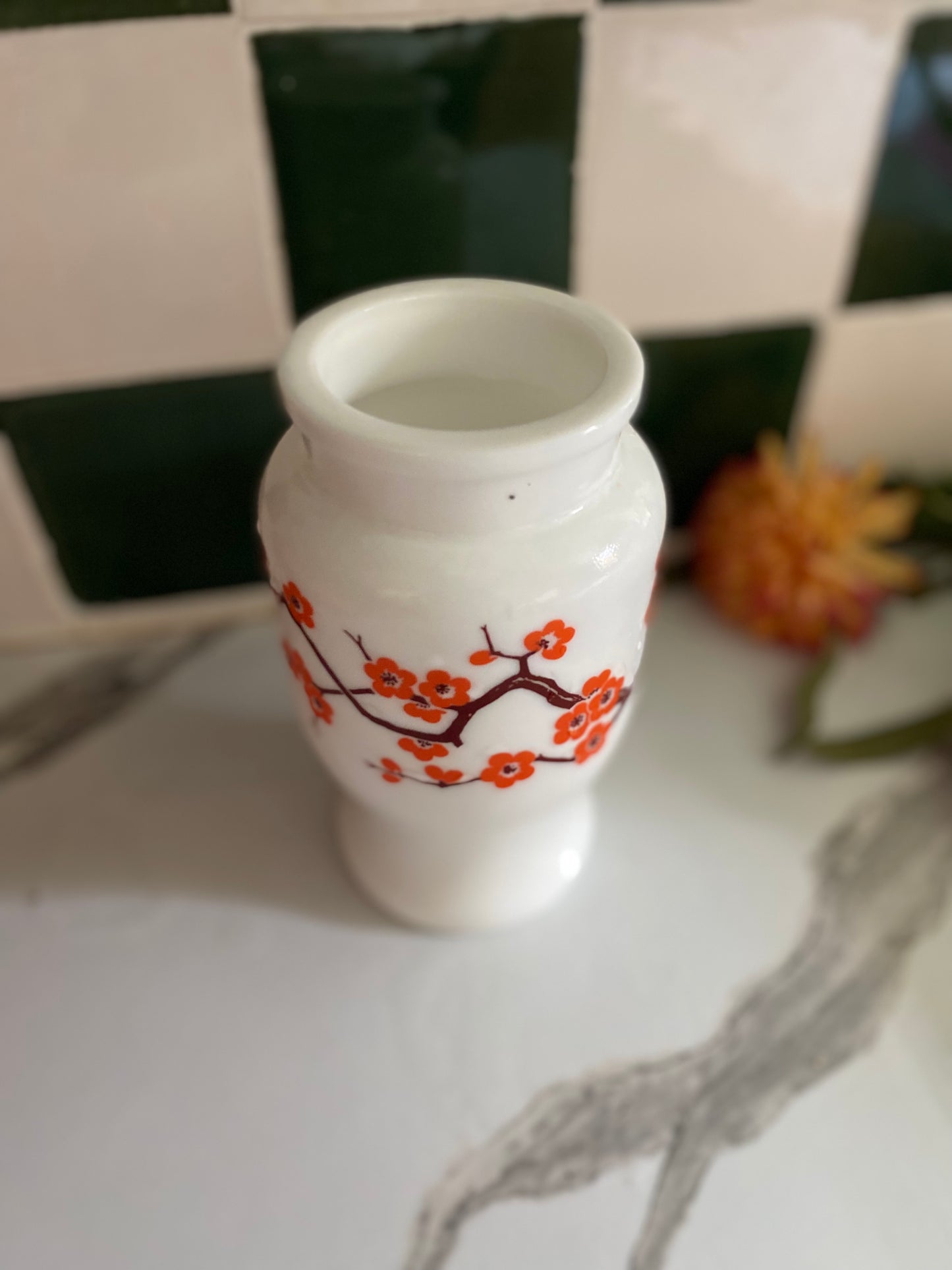 Vase en opaline vintage