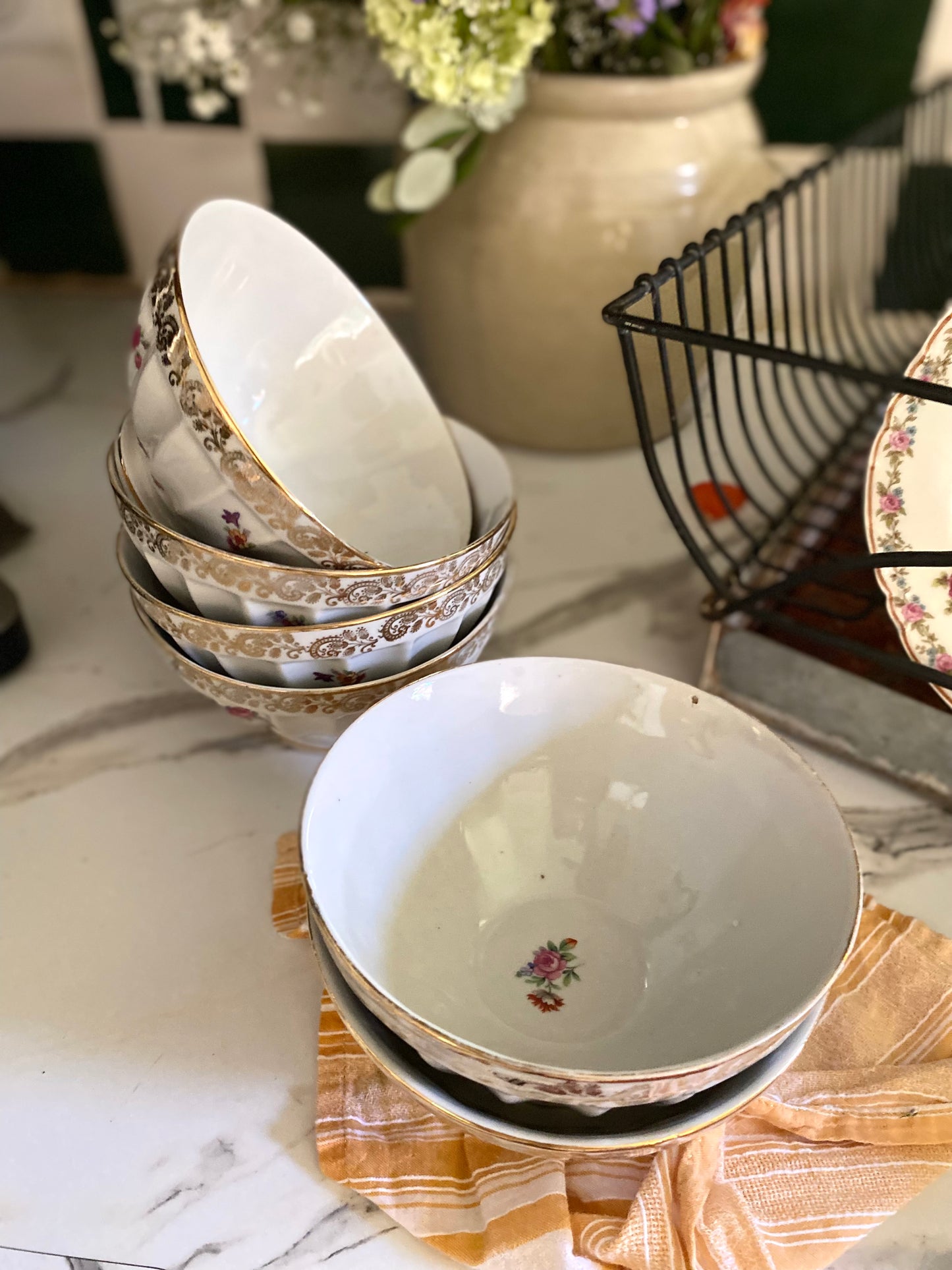 Bols – Porcelaine de Limoges fin du XIXe siècle / début du XXe siècle