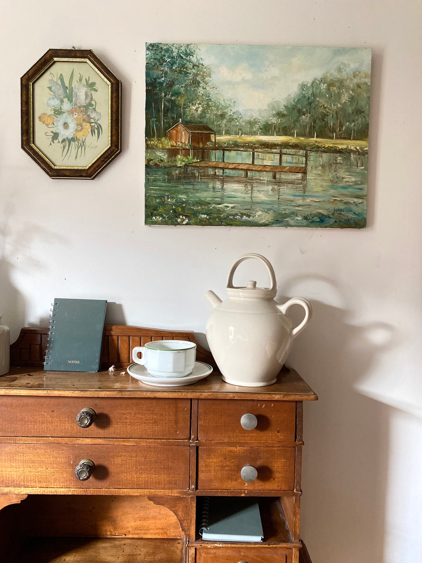 Huile sur toile vintage