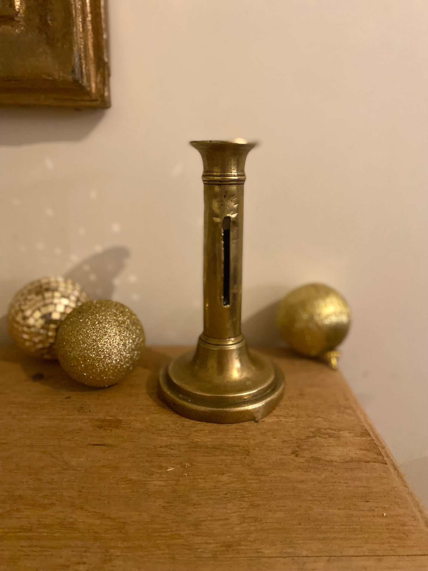 Bougeoir à poussoir XIXe siècle