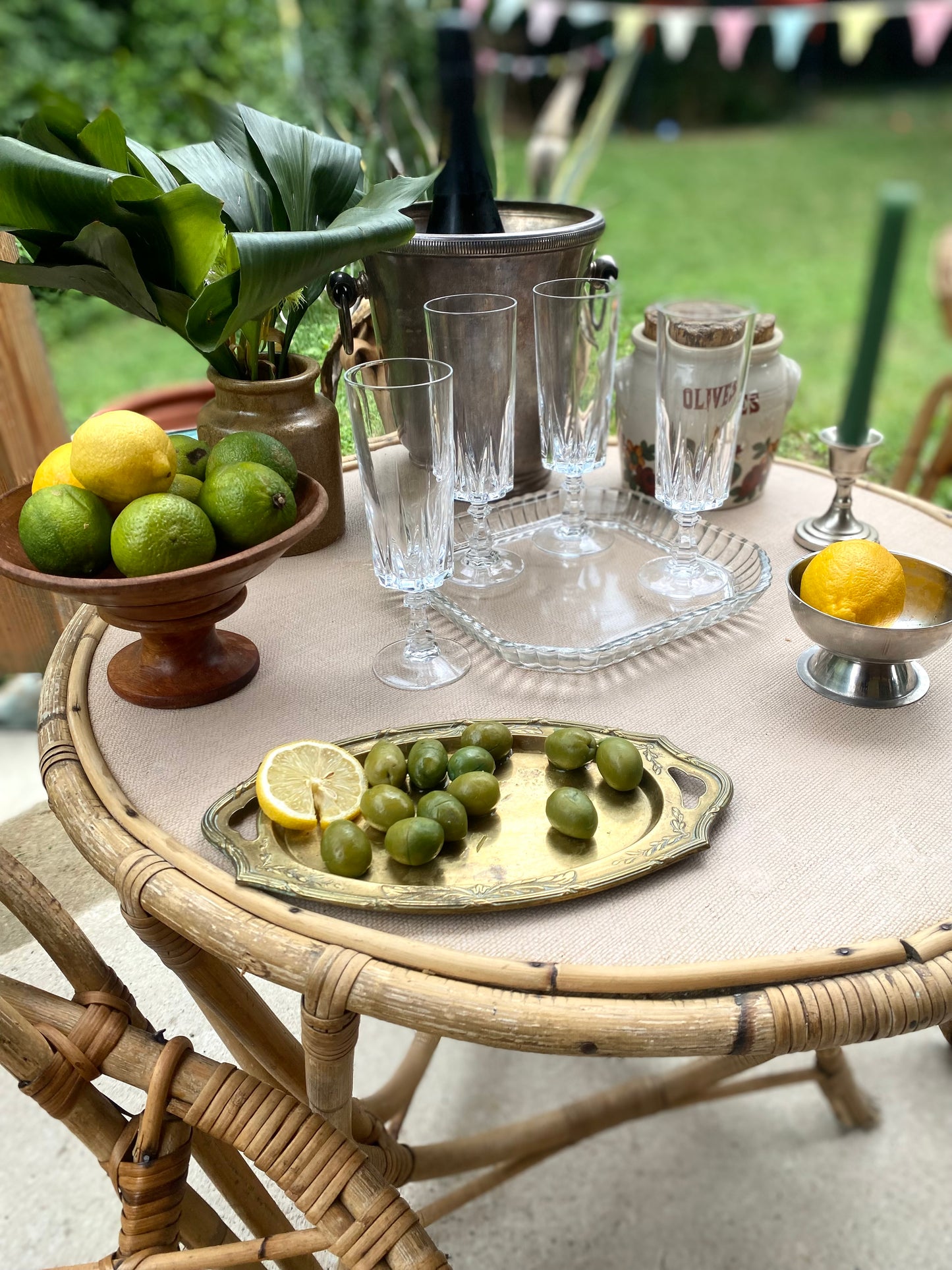 Ravier en laiton ancien