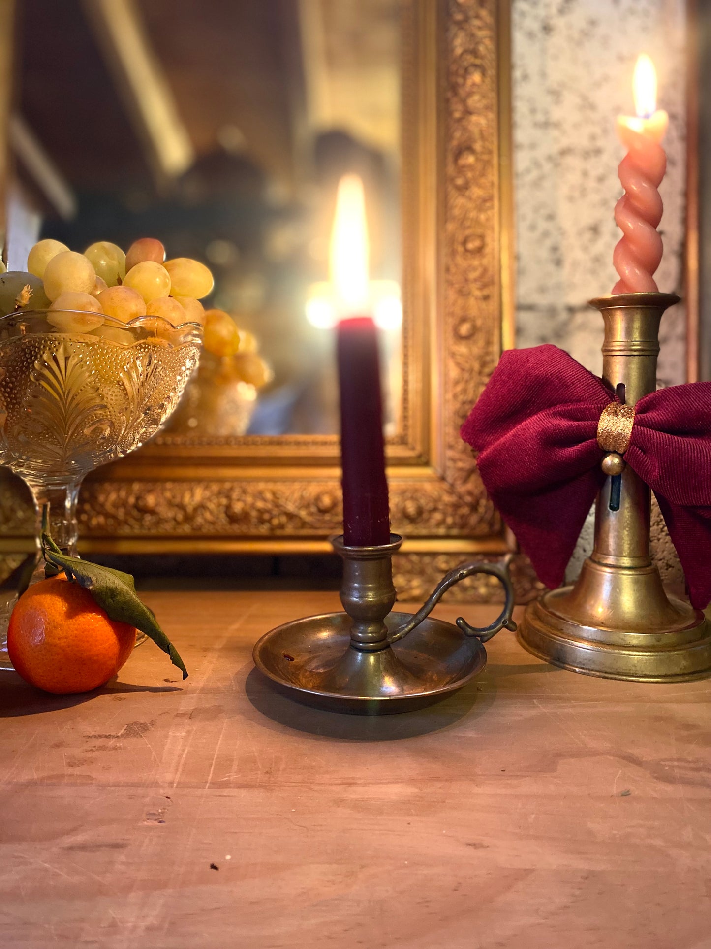 Petit bougeoir en laiton