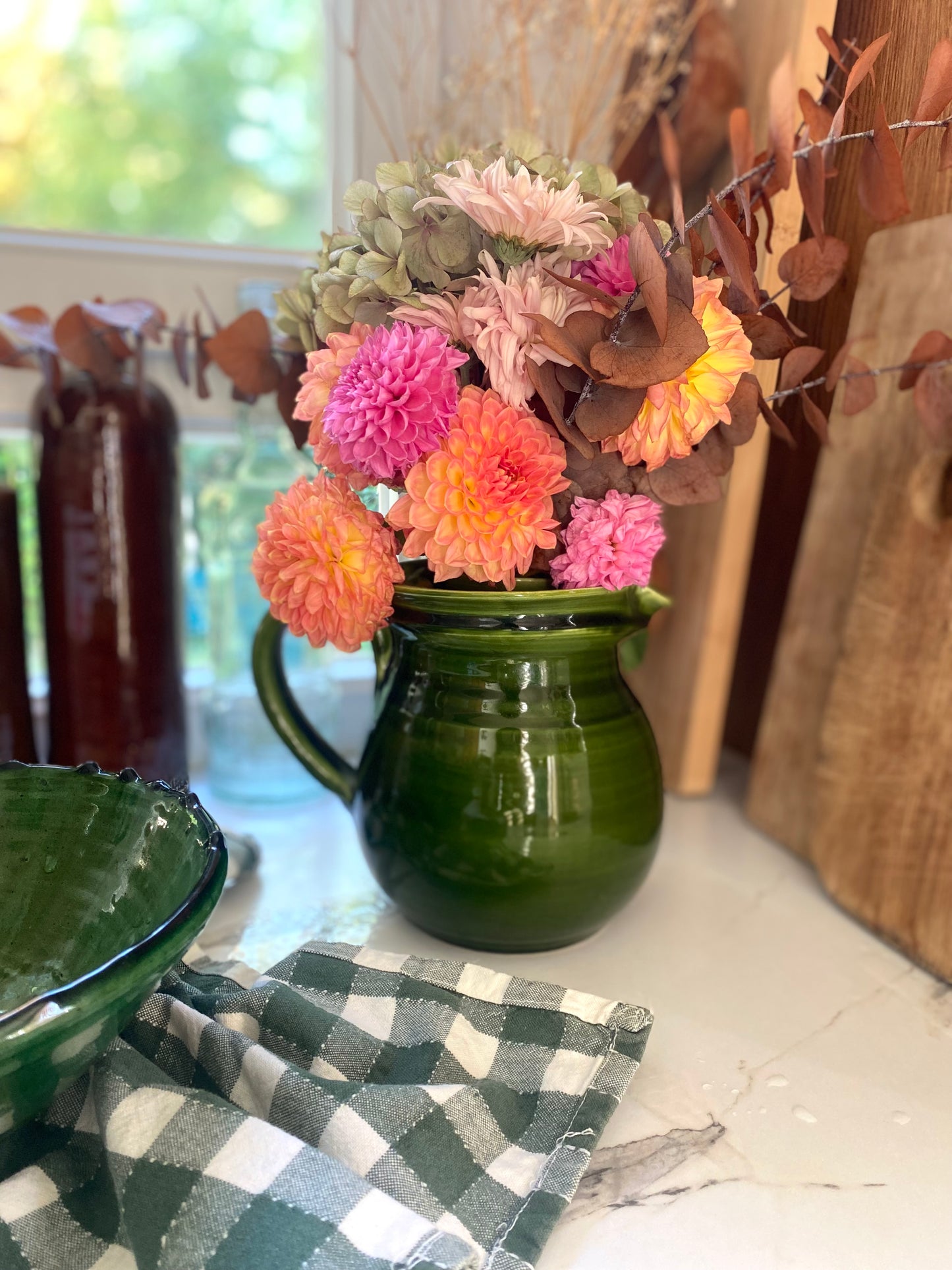 Pichet en céramique ancienne d’Anduze