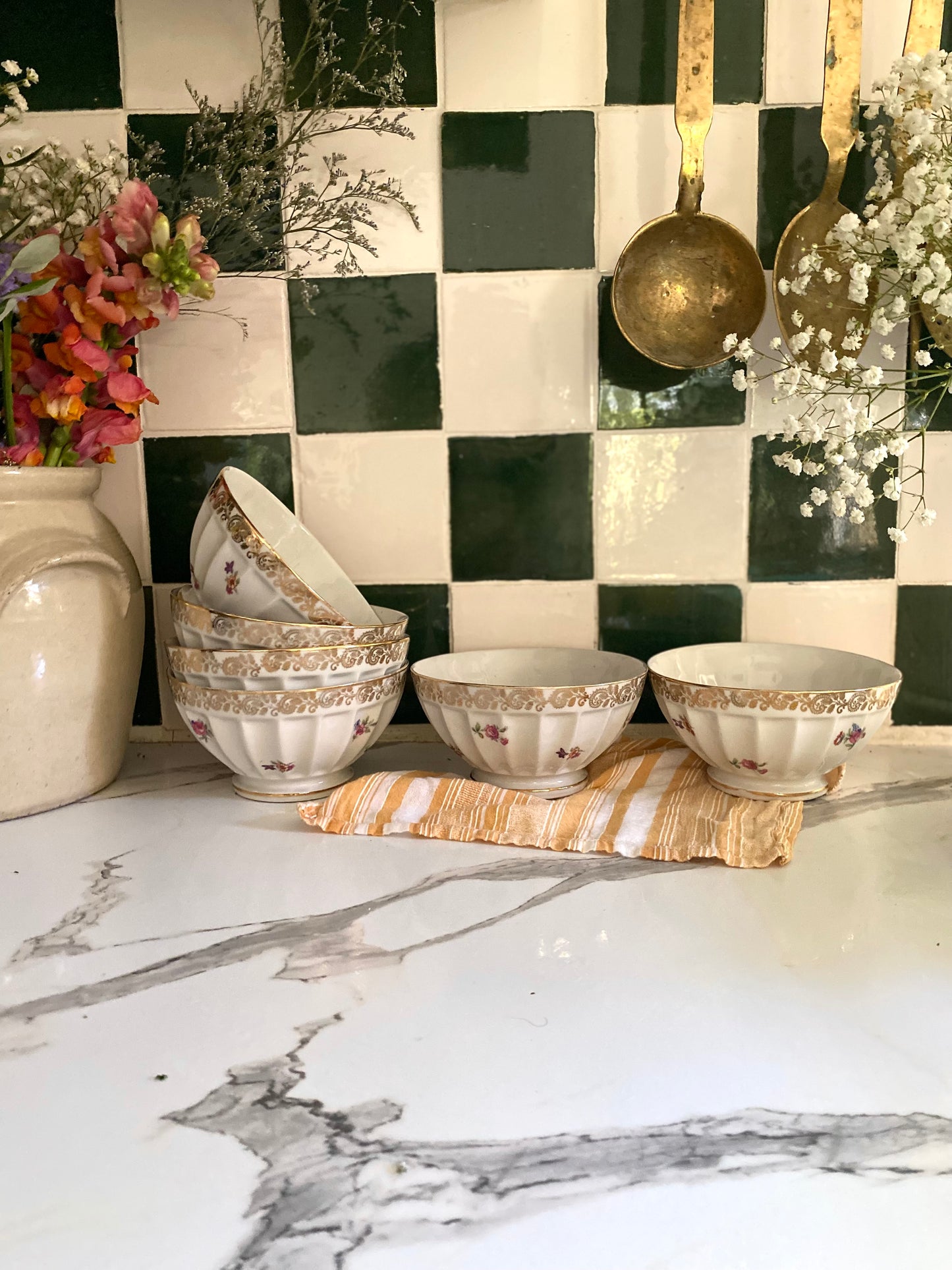 Bols – Porcelaine de Limoges fin du XIXe siècle / début du XXe siècle