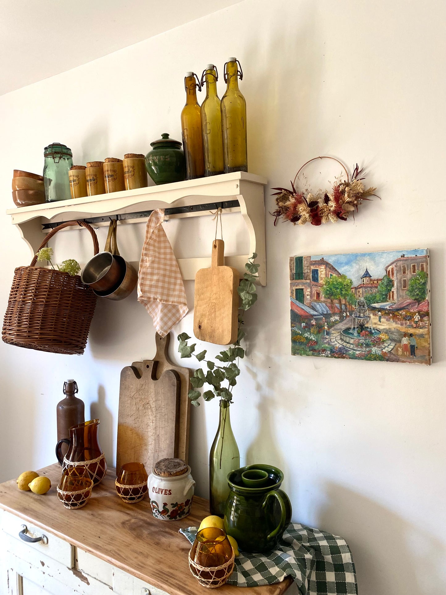 Huile sur toile vintage