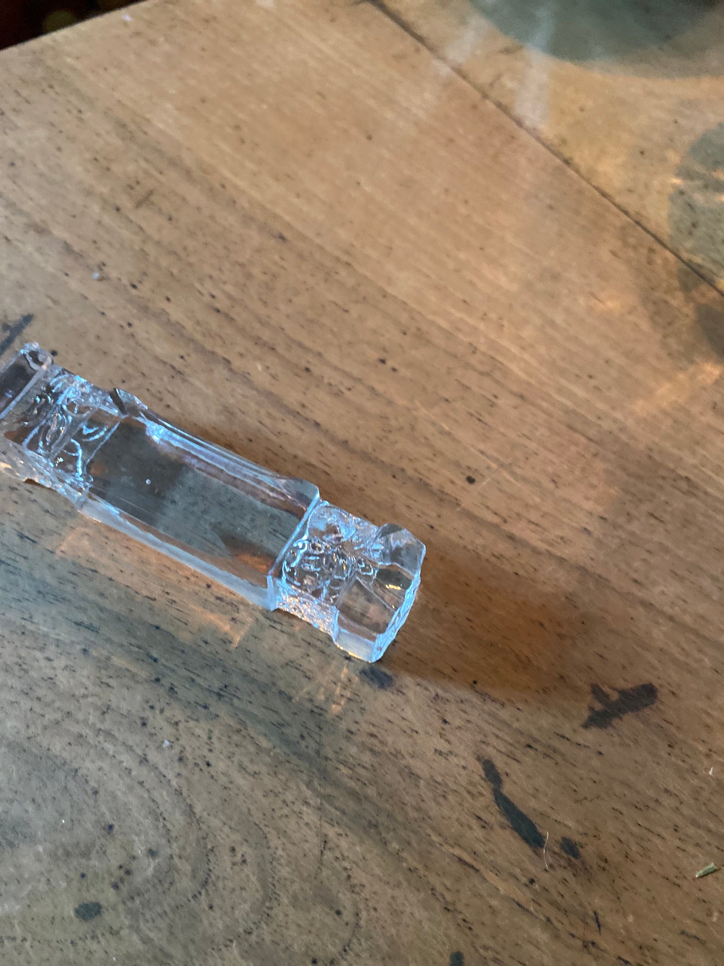 Porte-couteaux en cristal ancien