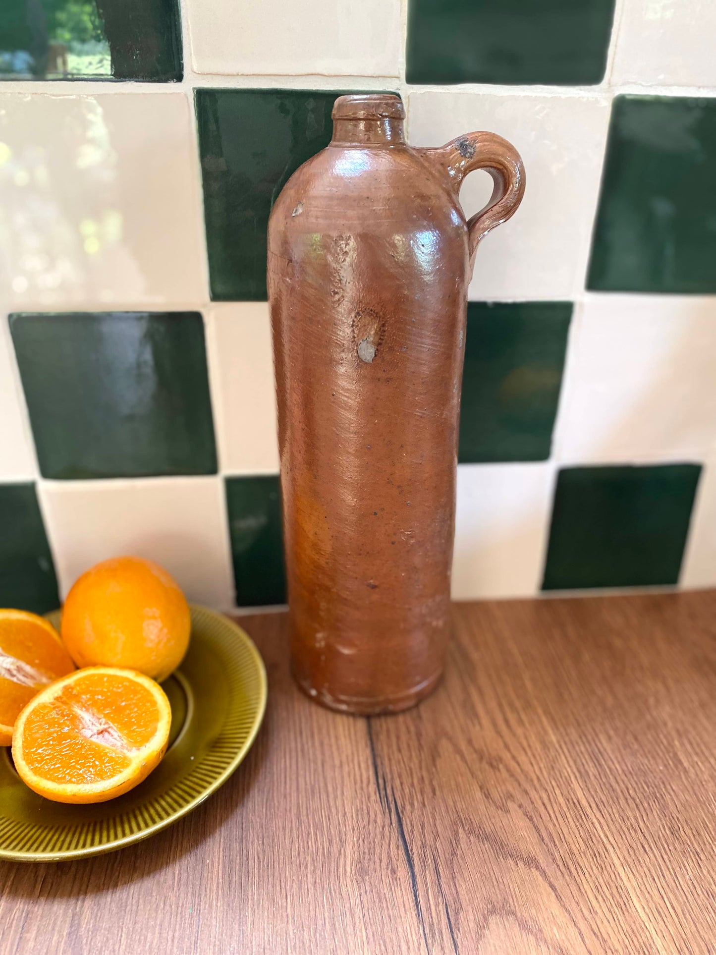 Bouteille en grès ancien